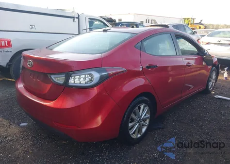 2015 Hyundai Elantra Se z USA, uszkodzony, nr VIN KMHDH4AE2FU320851